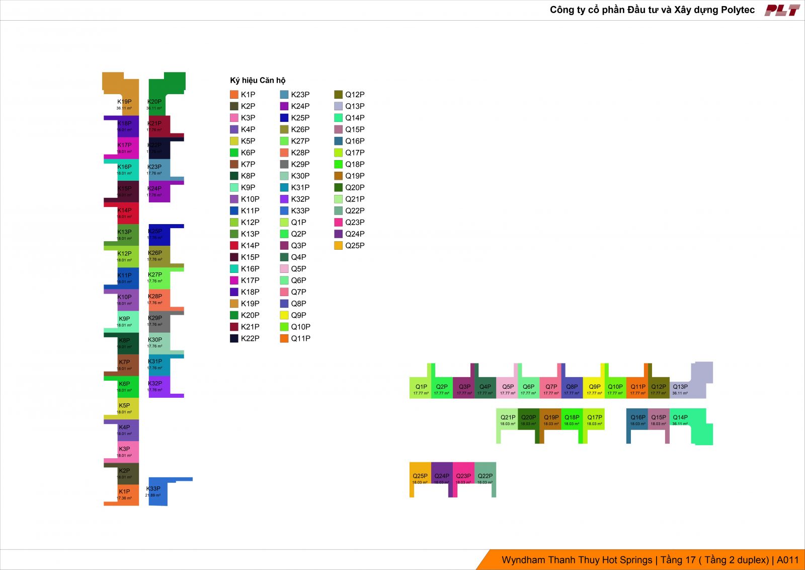 MẶT BẰNG TẦNG 17