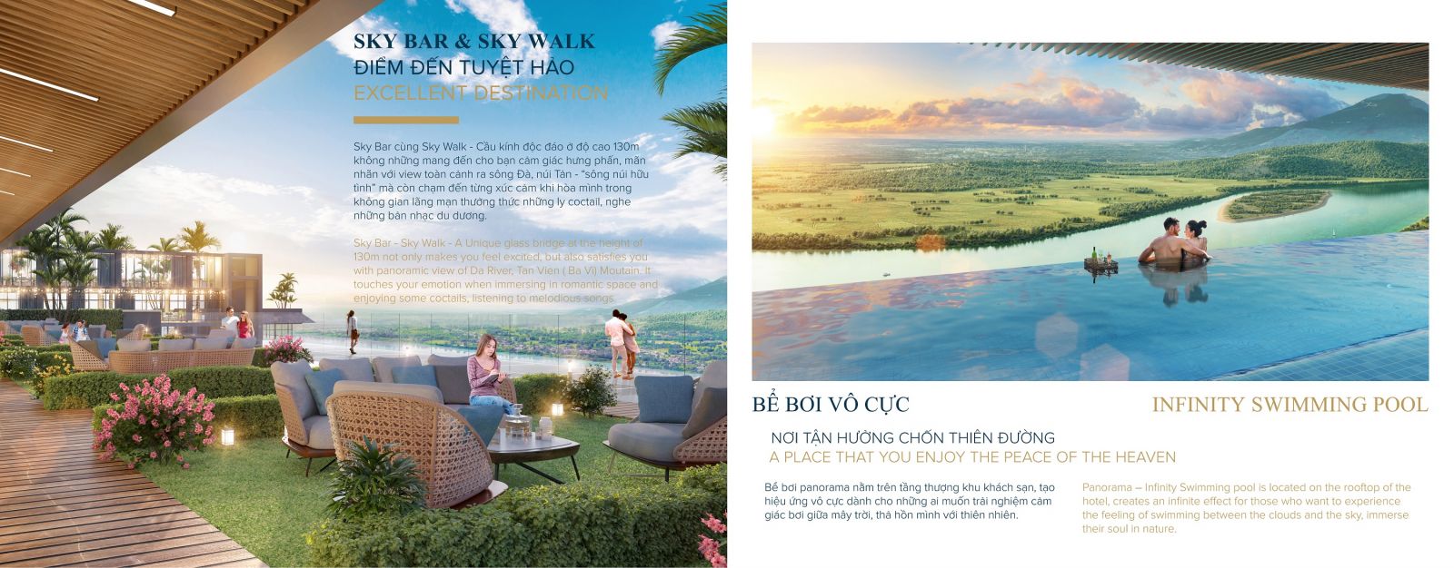 bể bơi, skybar wyndham thanh thủy